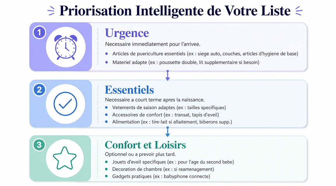 Prioriser les achats et structurer sa liste intelligemment