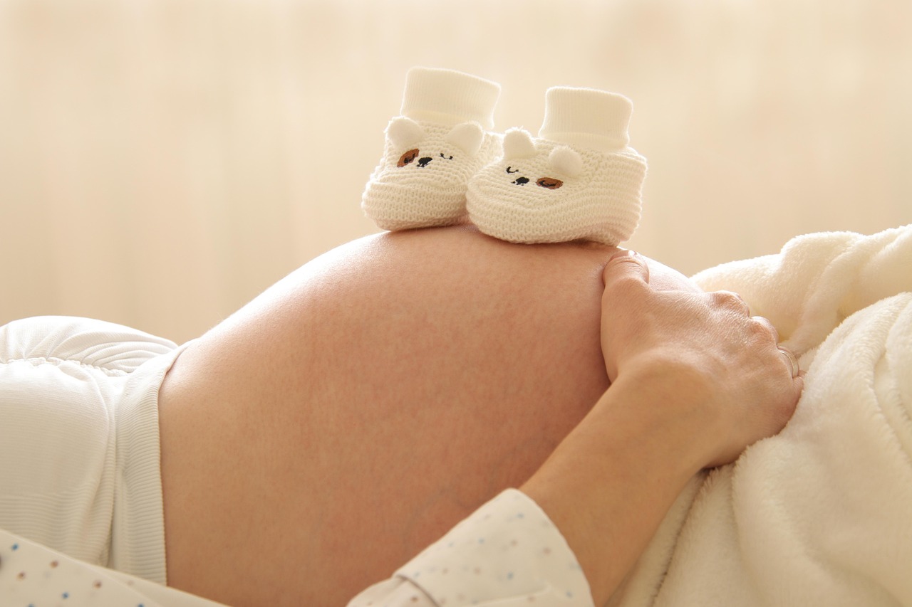 Une femme enceinte